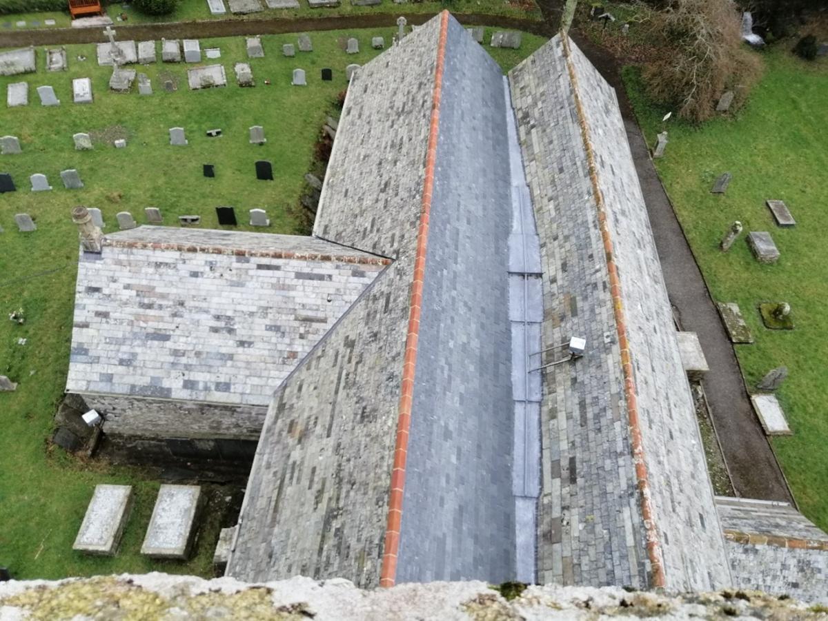 Roof at St Julitta, Lanteglos by Camelford