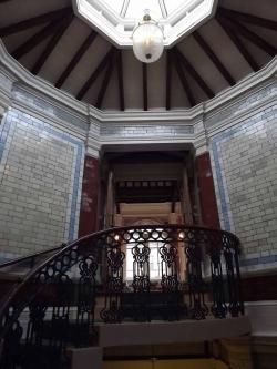 tiled staircase