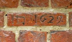 bricks dated 1629