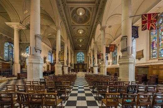 GreaterLondonHOLBORNStSepulchreWithoutNewgate(davidiliffCC-BY-SA3.0)1