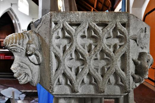 St Bartholomew, Lostwithiel, Cornwall font