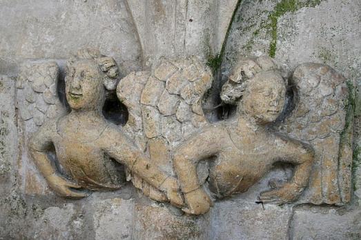 Angel carvings in St Mary, Welwick