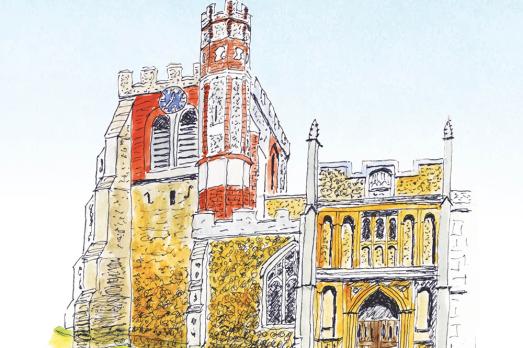 Cover image of A Church Near You by Denis Dunstone