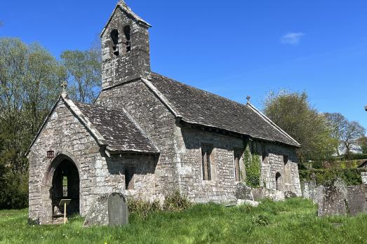 Bettws Newydd St Aeddan Church from the outside