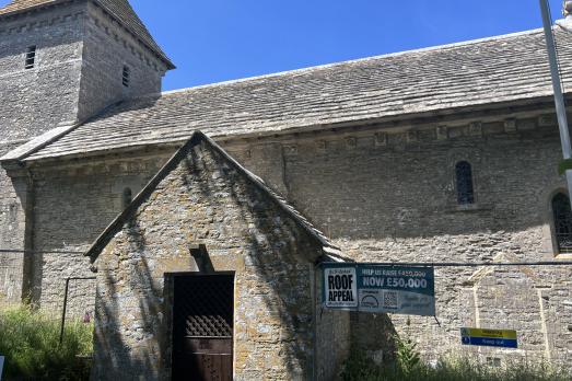 The outside of Worth Matravers St Nicholas Church