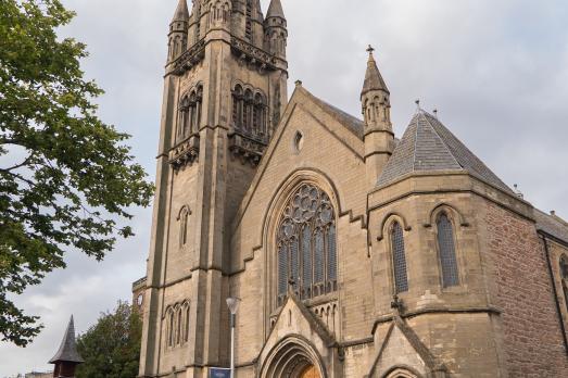 The outside of Inverness Free North Church