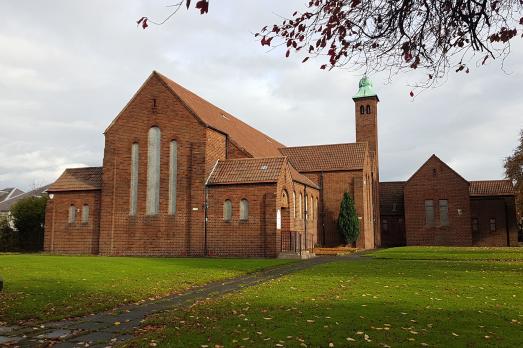 The outside of King of Glory Church, Edinburgh