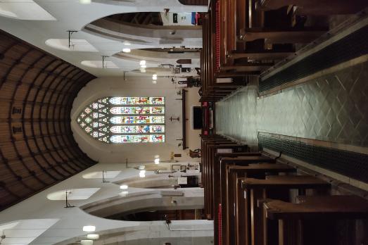 Inside Lostwithiel St Bartholomew Church