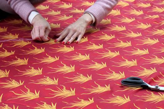 Workroom pentecost fabric