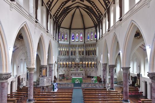Inside Church of the Immaculate Conception in Birkenhead