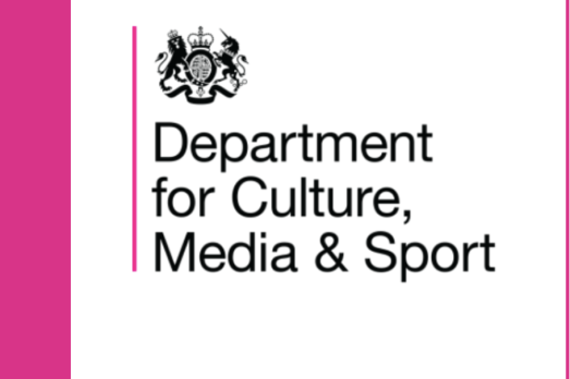 Logo for the UK Government Department for Culture, Media and Sport