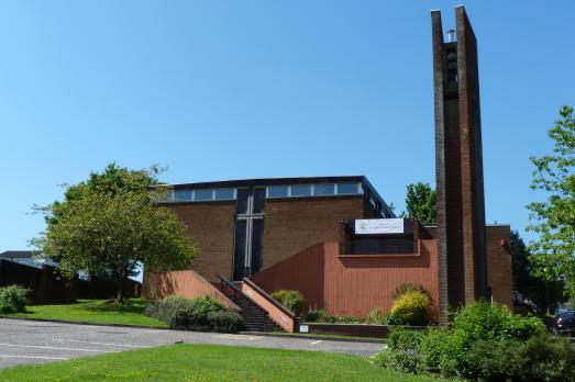 A modern church building