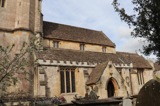 A medieval church building