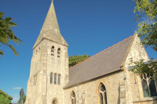 Image of the outside of All Saints