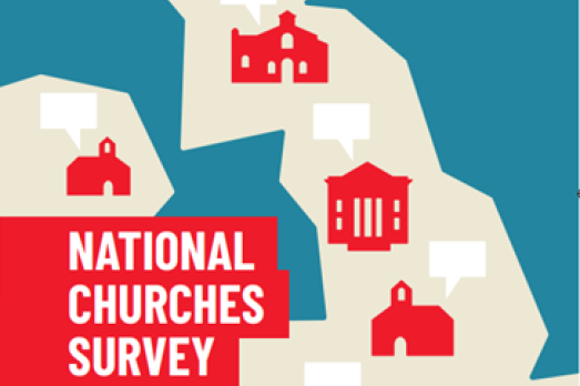 The front cover of the printed publication of the National Churches Survey full report