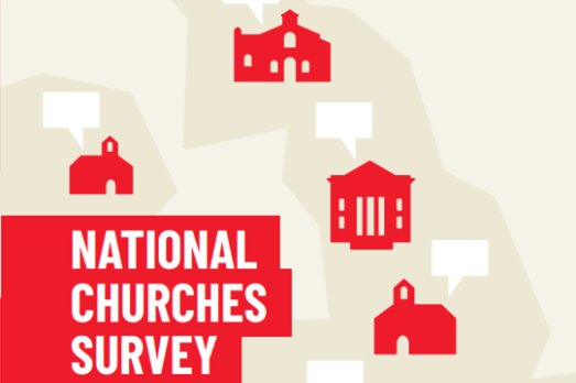 The front cover of the printed publication of the National Churches Survey summary report