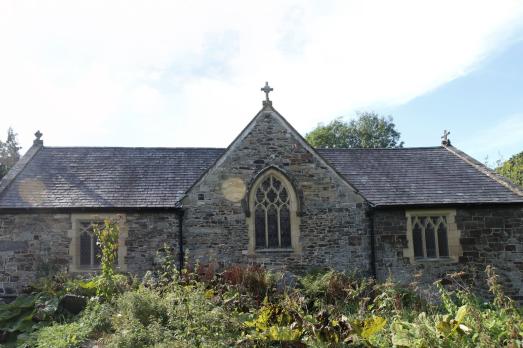 The stone exterior of St Benedict 
