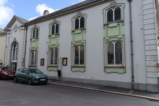 The exterior of Torpoint church