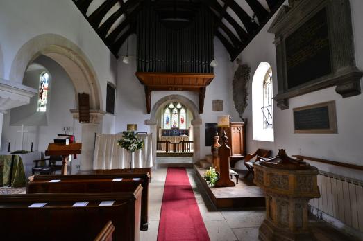 The interior of Holy Rood