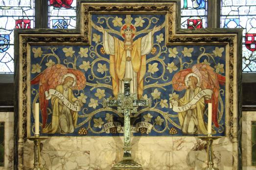 A detailed feature inside Kensington Christ Church