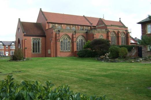 A red brick church - St Stephen on the Cliffs 