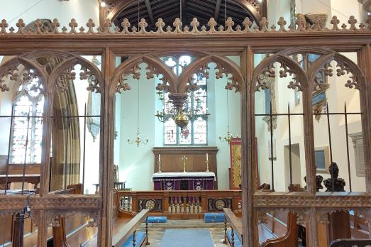 The interior of St Peter & ST Paul