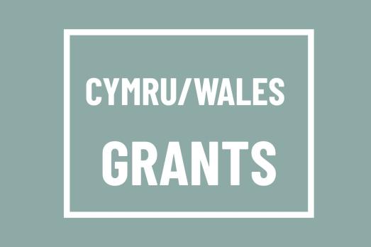 Cymru/Wales Grants on a green background