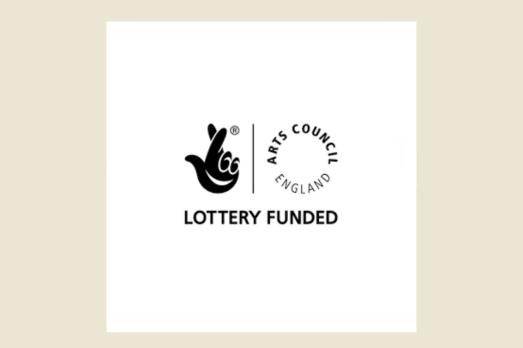 The logo for the Arts Council and The National Lottery Fund