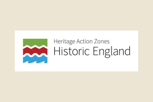 The logo for Historic England's Heritage Action Zone