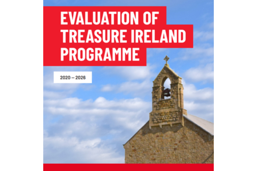 The front cover of the Summary Evaluation of the Treasure Ireland Project
