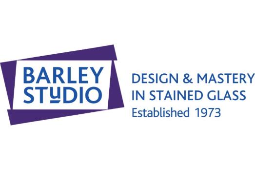 Purple square that says Barley Studio