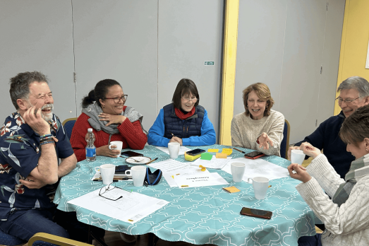 people around a table
