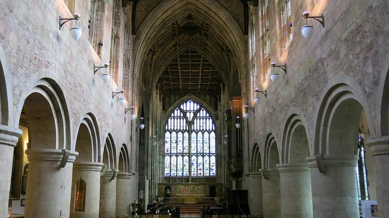 WorcestershireGREATMALVERNGreatMalvernPriory(spencermeansCC-BY-SA2.0)2