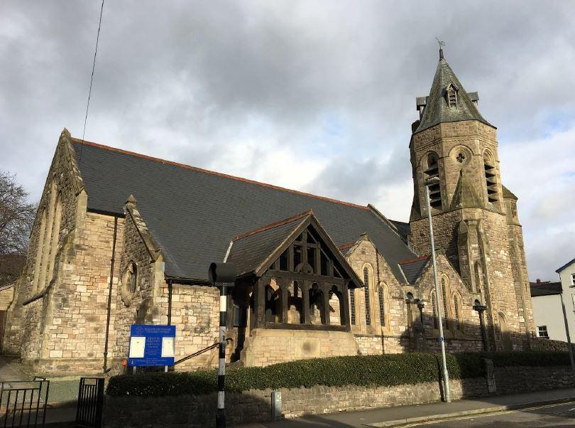 All Saints church, Newtown, Powys