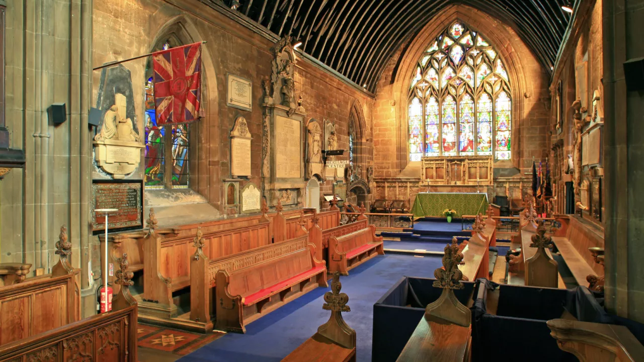 Inside Stockport St Mary Church
