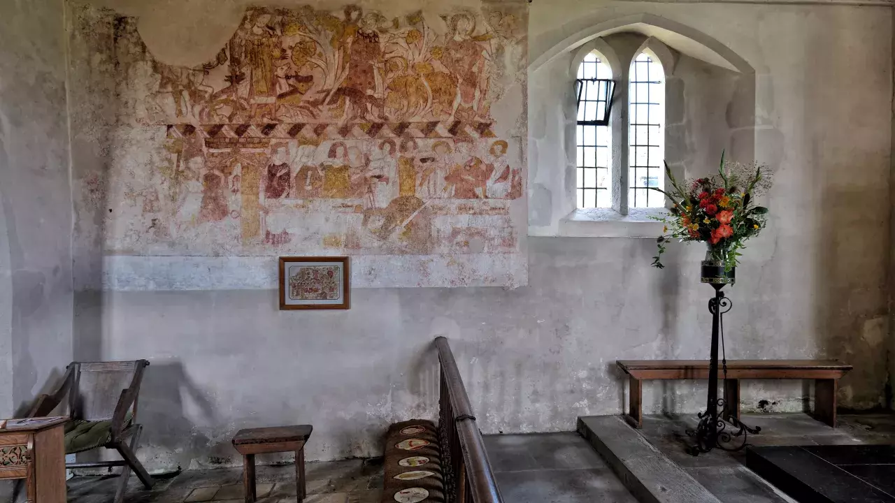 Medieval wall paintings almost lost forever | National Churches Trust