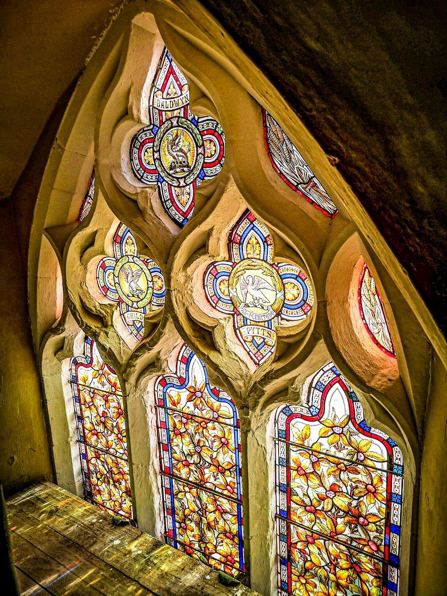 Stained Glass winodw at Kyrewyard St Mary