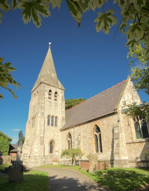 Image of the outside of All Saints