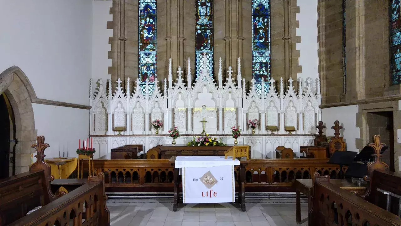 Upper Armley Christ Church's altar