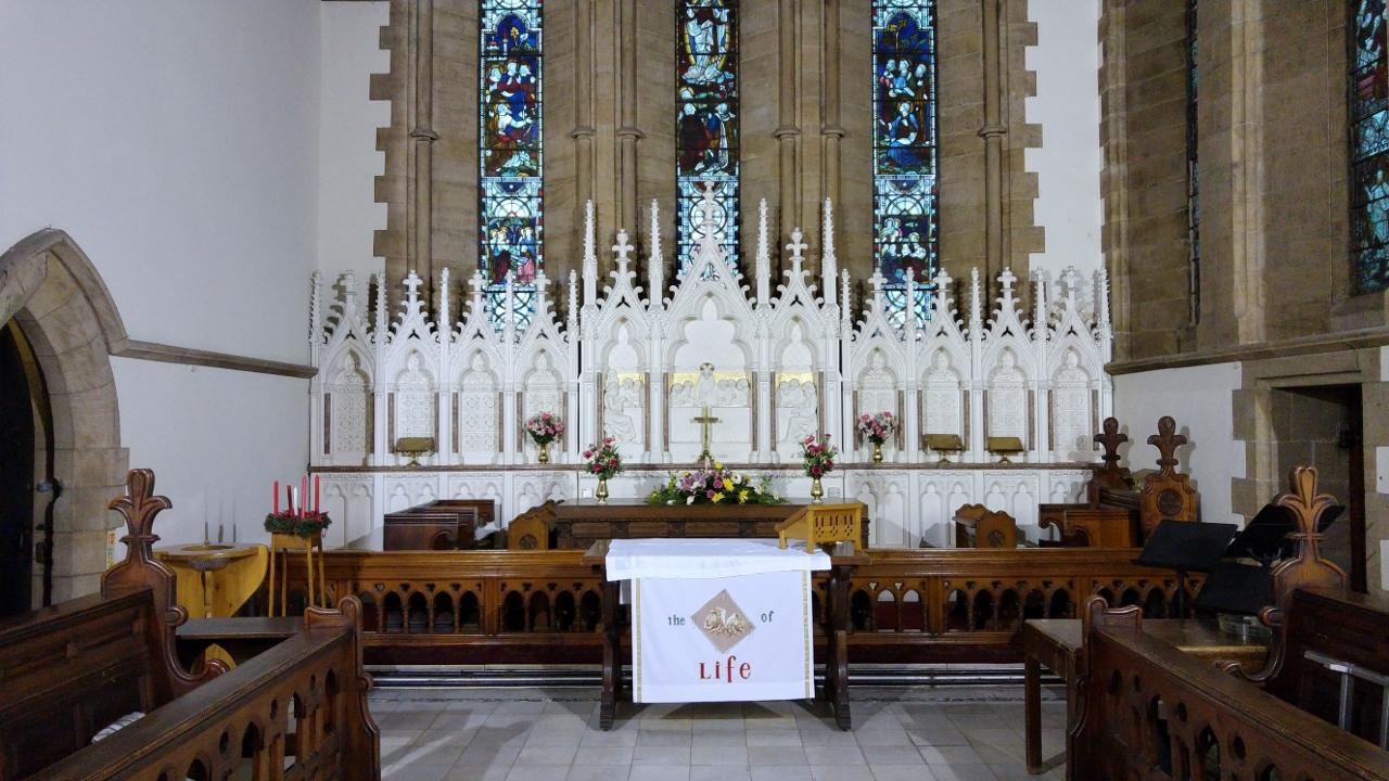 Upper Armley Christ Church's altar