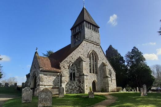 Exterior image of Whiteparish All Saints Church