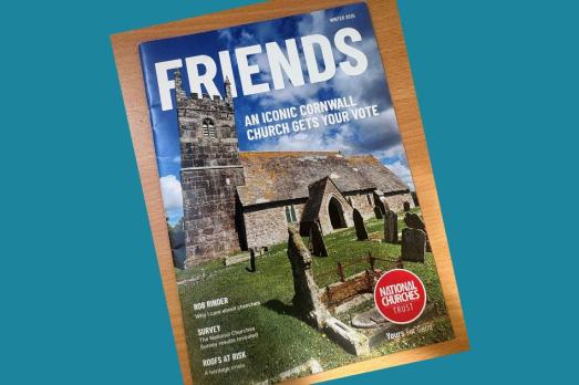 Front cover of the Winter 2025 edition of 'Friends'